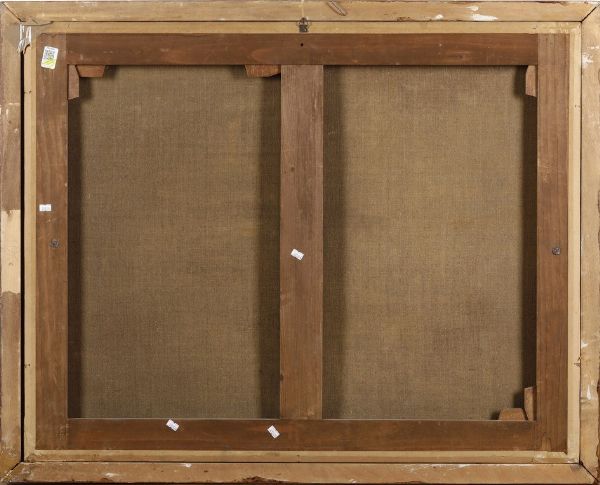 Anonimo del XIX secolo Paesaggio con personaggi  - Asta Dipinti del XIX-XX Secolo - Associazione Nazionale - Case d'Asta italiane