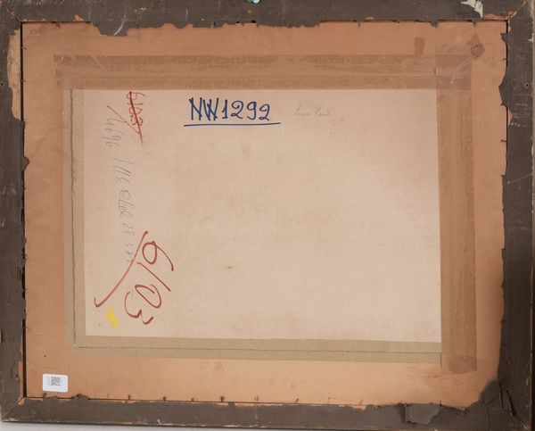 Tud Dixon (XIX-XX secolo) Paesaggio lacustre  - Asta Dipinti del XIX-XX Secolo - Associazione Nazionale - Case d'Asta italiane