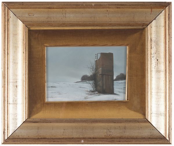 Francesco De Panis : Paesaggio innevato  - Asta Dipinti del XIX-XX Secolo - Associazione Nazionale - Case d'Asta italiane