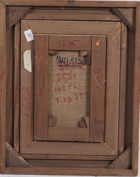 Vincenzo Pasquale Petrocelli : Uomo con pipa  - Asta Dipinti del XIX-XX Secolo - Associazione Nazionale - Case d'Asta italiane