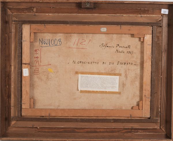 Epifanio Pozzato : Il cascinetto di Zio Ernesto, 1965  - Asta Dipinti del XIX-XX Secolo - Associazione Nazionale - Case d'Asta italiane