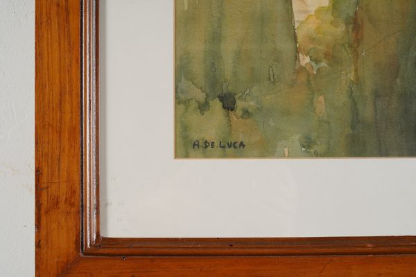 Arturo De Luca : Due acquerelli  - Asta Dipinti del XIX-XX Secolo - Associazione Nazionale - Case d'Asta italiane