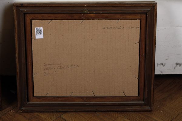 GIOVANNI ZANGRANDO : Paesaggio  - Asta Dipinti del XIX-XX Secolo - Associazione Nazionale - Case d'Asta italiane