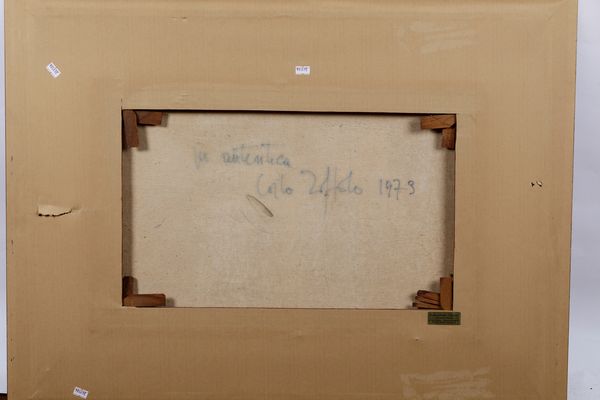 Carlo Toffolo : Veduta di Venezia con Isola di San Giorgio e scorcio di Palazzo Ducale  - Asta Dipinti del XIX-XX Secolo - Associazione Nazionale - Case d'Asta italiane