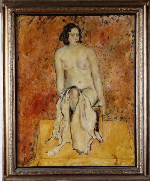 Mary Tomkins Nudo femminile  - Asta Dipinti del XIX-XX Secolo - Associazione Nazionale - Case d'Asta italiane