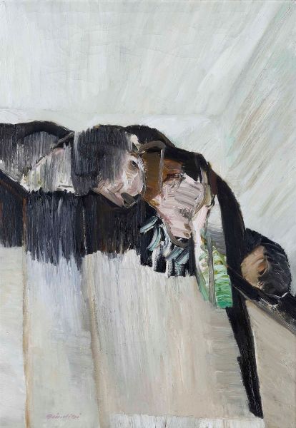 REMO BRINDISI : Oppositori affranti  - Asta Dipinti del XIX-XX Secolo - Associazione Nazionale - Case d'Asta italiane