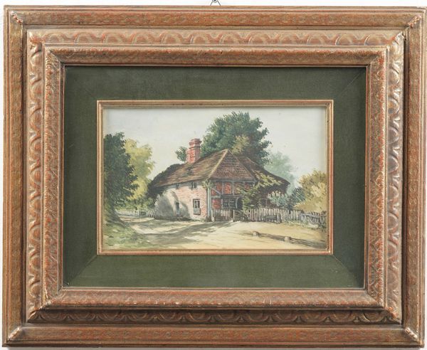 Anonimo Casa di campagna  - Asta Dipinti del XIX-XX Secolo - Associazione Nazionale - Case d'Asta italiane