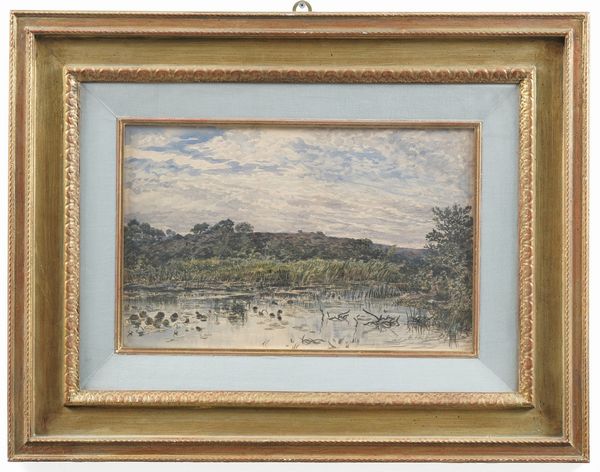 Anonimo del XIX-XX secolo Palude  - Asta Dipinti del XIX-XX Secolo - Associazione Nazionale - Case d'Asta italiane