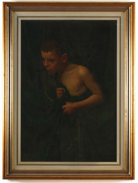 Arturo Daniele : Ritratto di fanciullo  - Asta Dipinti del XIX-XX Secolo - Associazione Nazionale - Case d'Asta italiane