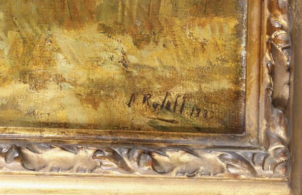 Alfred Roloff : Cavalli  - Asta Dipinti del XIX-XX Secolo - Associazione Nazionale - Case d'Asta italiane