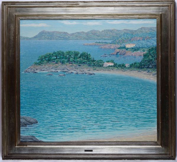 Giovanni Molteni : Veduta costiera  - Asta Dipinti del XIX-XX Secolo - Associazione Nazionale - Case d'Asta italiane