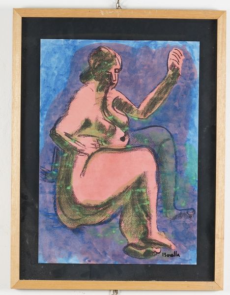 ROCCO BORELLA : Senza titolo  - Asta Dipinti del XIX-XX Secolo - Associazione Nazionale - Case d'Asta italiane