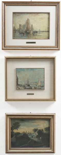 Tre dipinti raffiguranti paesaggi  - Asta Dipinti del XIX-XX Secolo - Associazione Nazionale - Case d'Asta italiane