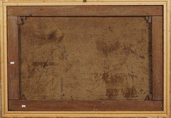 Giuseppe Chiarolanza : Strada con figure  - Asta Dipinti del XIX-XX Secolo - Associazione Nazionale - Case d'Asta italiane