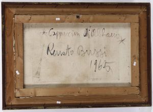 Renato Bussi : Cappuccini d'Albano  - Asta Dipinti del XIX-XX Secolo - Associazione Nazionale - Case d'Asta italiane