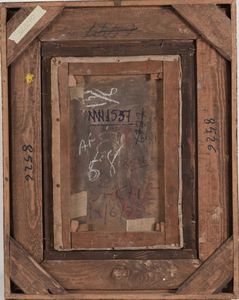 Anonimo del XIX-XX secolo Ritratto di donna con collana di corallo  - Asta Dipinti del XIX-XX Secolo - Associazione Nazionale - Case d'Asta italiane