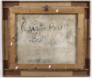 Renato Bussi : Case  - Asta Dipinti del XIX-XX Secolo - Associazione Nazionale - Case d'Asta italiane