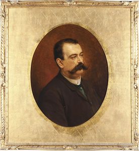 Pittore del XIX secolo Coppia di ritratti di coniugi  - Asta Dipinti del XIX-XX Secolo - Associazione Nazionale - Case d'Asta italiane