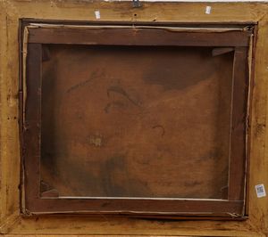 Vittorio Bussolino : Paesaggio con figura  - Asta Dipinti del XIX-XX Secolo - Associazione Nazionale - Case d'Asta italiane