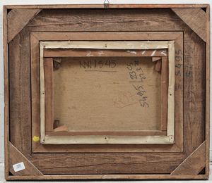 Anonimo del XIX-XX secolo Paesaggio con covoni  - Asta Dipinti del XIX-XX Secolo - Associazione Nazionale - Case d'Asta italiane