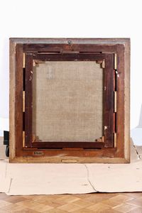 Pittore del XIX-XX secolo Interno di scuderia con cavalli  - Asta Dipinti del XIX-XX Secolo - Associazione Nazionale - Case d'Asta italiane