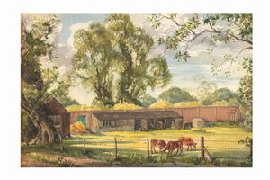 A. Gibbons Fattoria  - Asta Dipinti del XIX-XX Secolo - Associazione Nazionale - Case d'Asta italiane