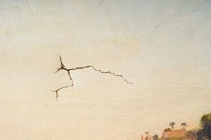 F. Rognoni Paesaggio costiero  - Asta Dipinti del XIX-XX Secolo - Associazione Nazionale - Case d'Asta italiane