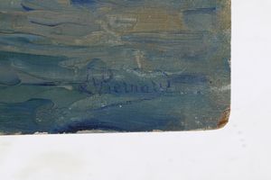 Luis Bernard : Veduta di Marsiglia  - Asta Dipinti del XIX-XX Secolo - Associazione Nazionale - Case d'Asta italiane