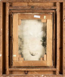 Aldo Salvadori : Ritratto di fanciulla  - Asta Dipinti del XIX-XX Secolo - Associazione Nazionale - Case d'Asta italiane