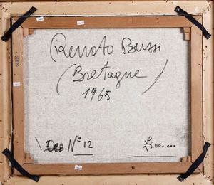 Renato Bussi : Bretagna  - Asta Dipinti del XIX-XX Secolo - Associazione Nazionale - Case d'Asta italiane