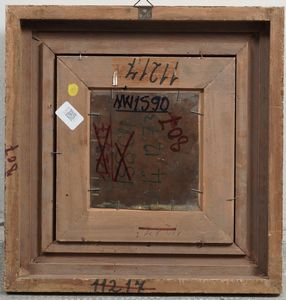 Anonimo del XIX-XX secolo Barca e gondola nella laguna veneziana  - Asta Dipinti del XIX-XX Secolo - Associazione Nazionale - Case d'Asta italiane