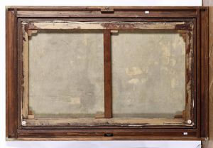 RICCARDO PELLEGRINI : Paesaggio lacustre  - Asta Dipinti del XIX-XX Secolo - Associazione Nazionale - Case d'Asta italiane