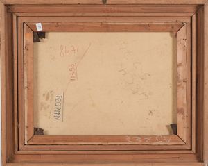 Klaibercer Pranzo vista lago  - Asta Dipinti del XIX-XX Secolo - Associazione Nazionale - Case d'Asta italiane