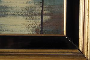 Andrea Figari : Veduta sul mare con pini marittimi  - Asta Dipinti del XIX-XX Secolo - Associazione Nazionale - Case d'Asta italiane