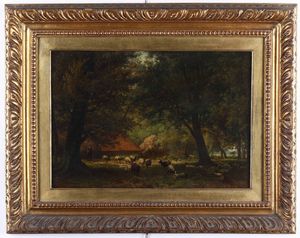 Eugene Verboeckhoven - Pastori con gregge