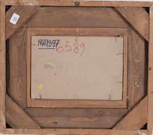 Anonimo del XIX-XX secolo Vendita dei vitelli  - Asta Dipinti del XIX-XX Secolo - Associazione Nazionale - Case d'Asta italiane