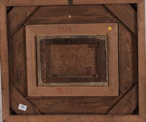 Anonimo del XIX-XX secolo Scena veneziana  - Asta Dipinti del XIX-XX Secolo - Associazione Nazionale - Case d'Asta italiane