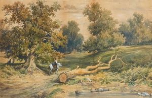 James Duffield Harding - Paesaggio
