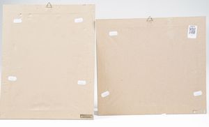 Arturo De Luca : Due dipinti ad olio su cartone  - Asta Dipinti del XIX-XX Secolo - Associazione Nazionale - Case d'Asta italiane