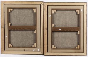 Scuola nord europea della fine del XIX secolo Interno di cucina; Interno di cantina  - Asta Dipinti del XIX-XX Secolo - Associazione Nazionale - Case d'Asta italiane