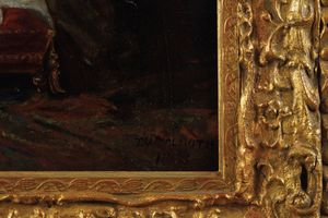 Artista del XIX secolo Donna con chitarra  - Asta Dipinti del XIX-XX Secolo - Associazione Nazionale - Case d'Asta italiane