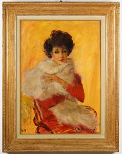 Lucia Bassani - Pelliccia bianca, 1973