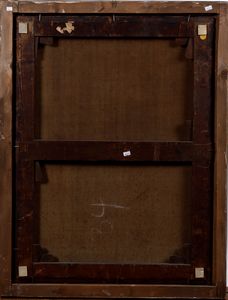 Scuola mitteleuropea, fine XVIII, inizi XIX secolo Gentildonna con ventaglio  - Asta Dipinti del XIX-XX Secolo - Associazione Nazionale - Case d'Asta italiane