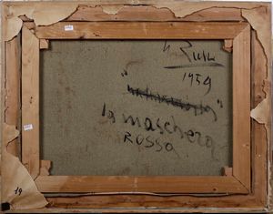 Mario Russo : Cotillons di carnevale, 1959  - Asta Dipinti del XIX-XX Secolo - Associazione Nazionale - Case d'Asta italiane