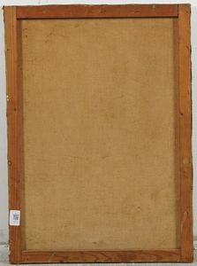 Anonimo del XIX-XX secolo, copia da Nicolae Grigorescu Contadina con un fuso  - Asta Dipinti del XIX-XX Secolo - Associazione Nazionale - Case d'Asta italiane