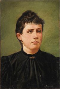 Antonio Varni - Ritratto femminile