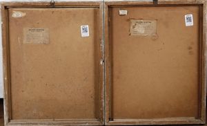 Franco Rognoni : Coppia di disegni su carta per le illustrazioni della serie Romanzi di Voltaire  - Asta Dipinti del XIX-XX Secolo - Associazione Nazionale - Case d'Asta italiane