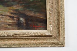 Armando Barabino : Mattino si settembre, 1946  - Asta Dipinti del XIX-XX Secolo - Associazione Nazionale - Case d'Asta italiane