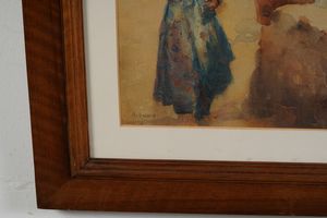 Arturo De Luca : Due acquerelli  - Asta Dipinti del XIX-XX Secolo - Associazione Nazionale - Case d'Asta italiane