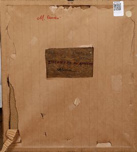 Mario Ciucci : Incontro di amiche  - Asta Dipinti del XIX-XX Secolo - Associazione Nazionale - Case d'Asta italiane